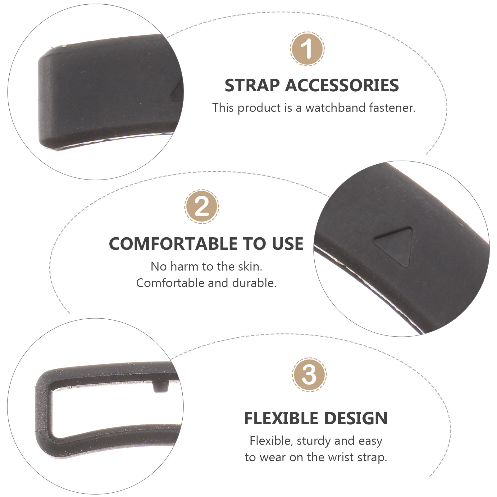 6Pcs Watchband Fastener Rings  - Kids Watches Not Smartwatch 评论和价格