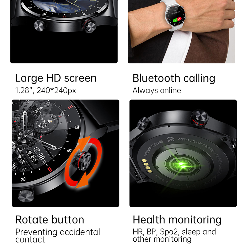 ECG+PPG Bluetooth Call Smart W - Smartwatch Nothing Watches 评论和价格