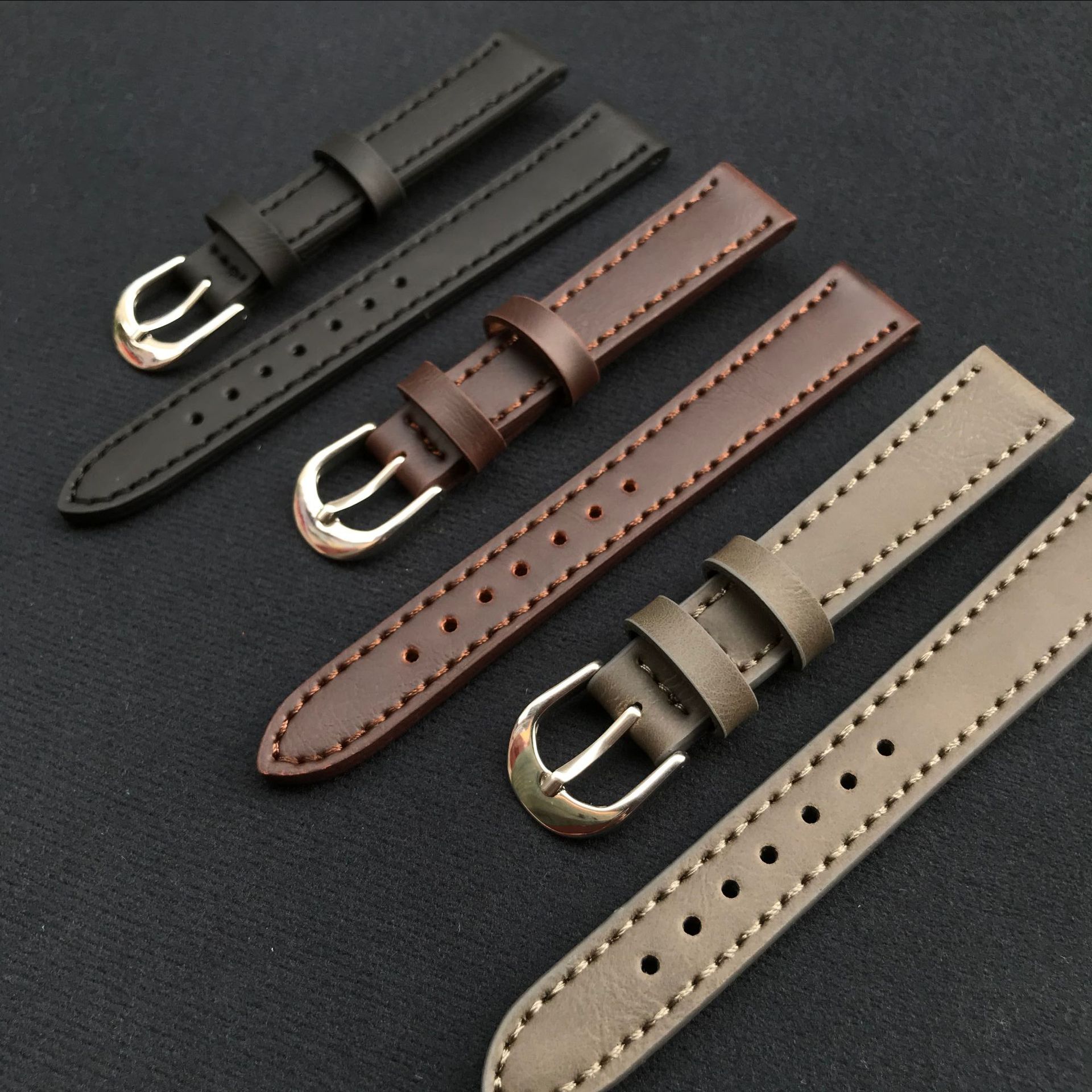 Leather Watch Strap 14mm 16mm  - Smartwatch Vintage Watches For Women 评论和价格