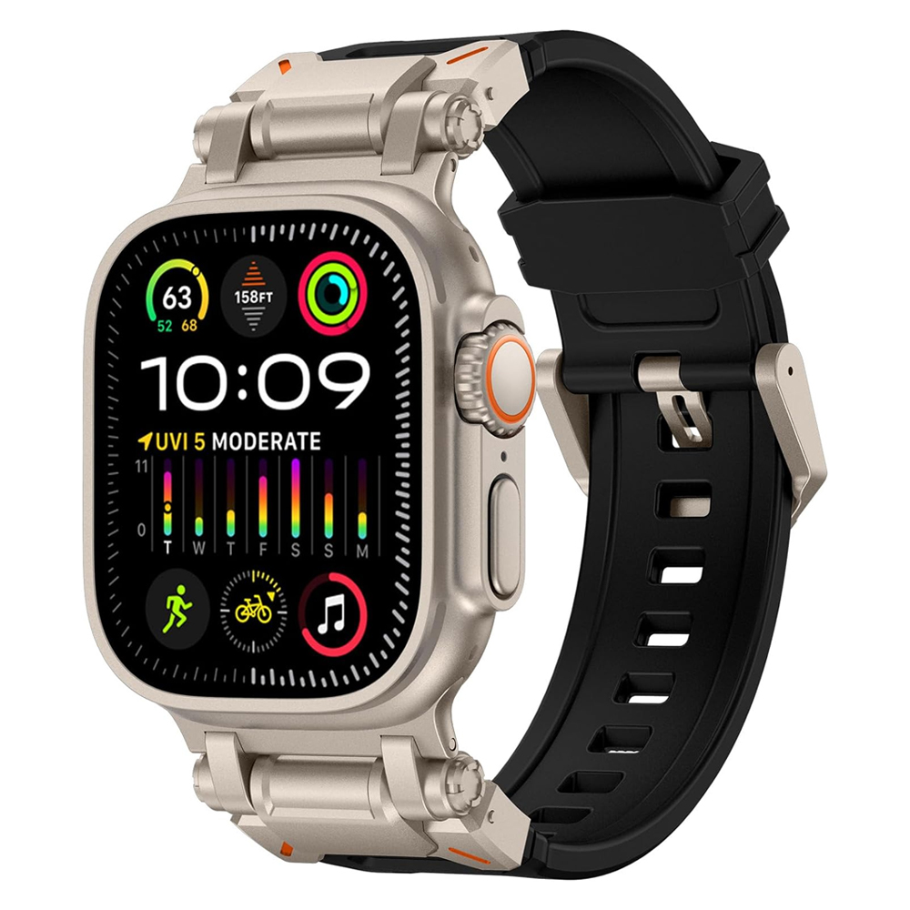 Silicone Strap For Apple Watch - Smartwatch Rugged Watches For Men 评论和价格