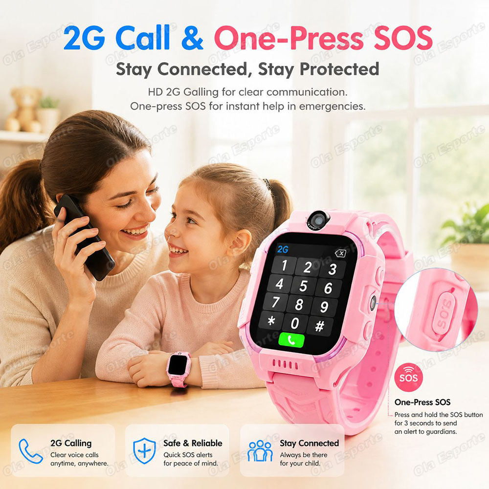 2027 New 2G/5G Kids Smart Watc - Smartwatch Watches Gift For Girls 评论和价格