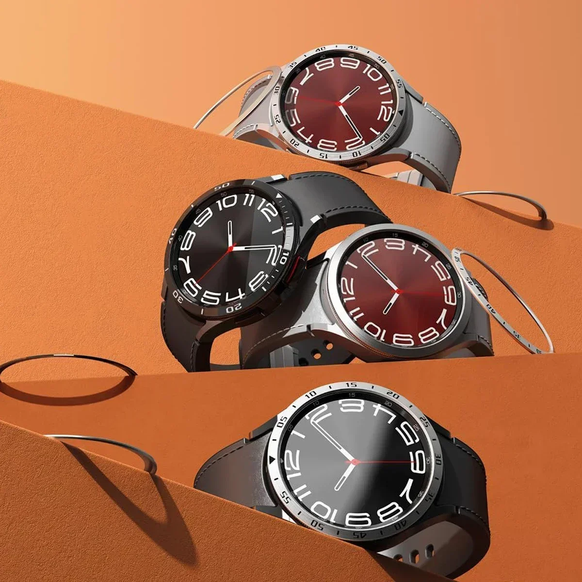 HOT Metal Bezel Ring For Samsu - Smartwatch Ring Watches 评论和价格