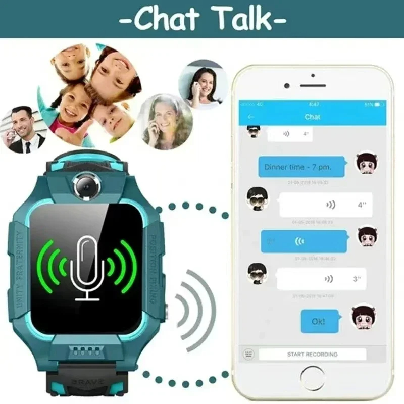 Lenovo 5G Kids Smart Watch Gif - Smartwatch Watches Gift For Girls 评论和价格