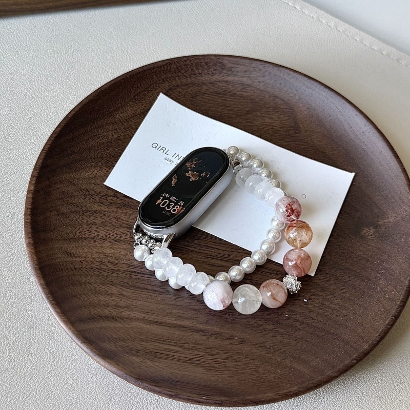 Natural Crystal Pearl Bracelet - Smartwatch Vintage Watches For Women 评论和价格