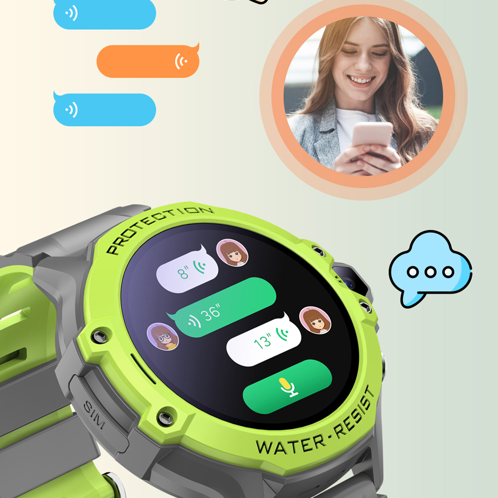 VALDUS VK55 Kids Watch SOS Cal - Smartwatch Watches For Kid Boy Waterproof 评论和价格