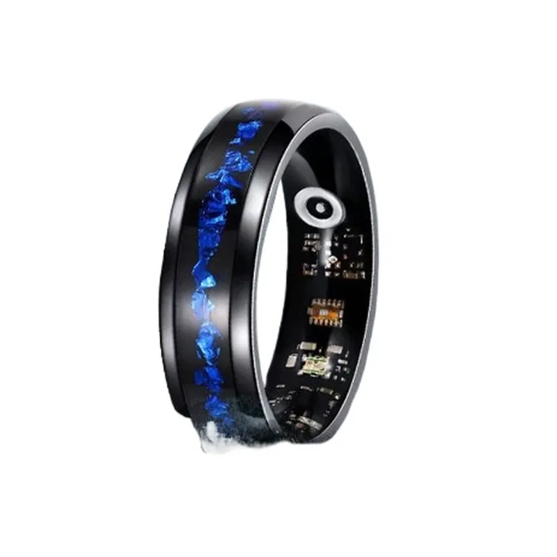 Smart Ring Blue Gold Foil Desi - Smartwatch Ring Watches 评论和价格