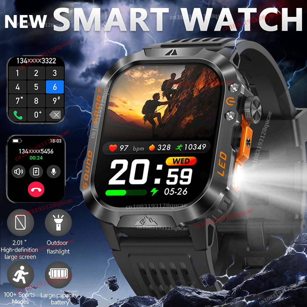 2026 Rugged Military GPS Smart - Smartwatch Rugged Watches For Men 评论和价格