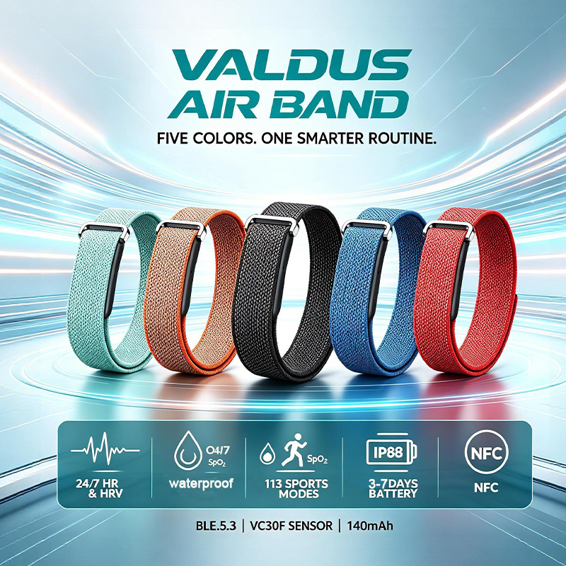 VALDUS Air Band Smart Bracelet - Smartwatch Square Watches For Men 评论和价格