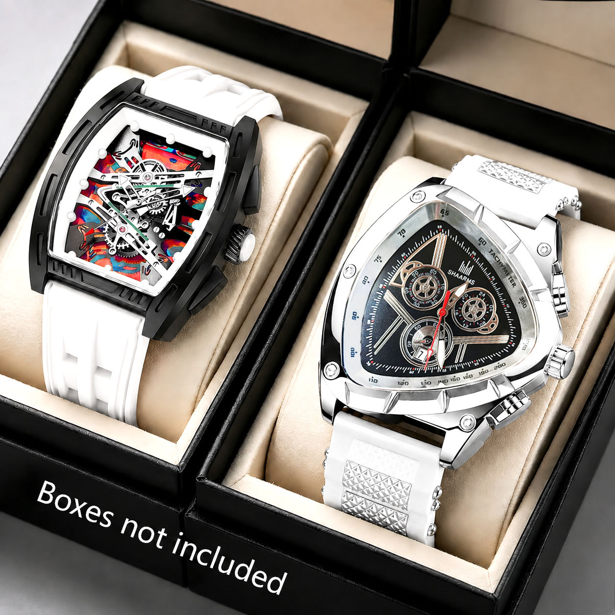 2Pcs Men's Luxury Business Fas - Smartwatch Watches Birthday Gift For Men 评论和价格