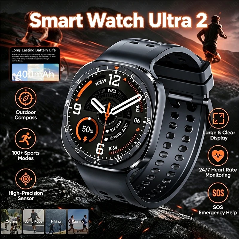 2026 New Smart Watch Ultra 2 F - Smartwatch Square Watches For Men 评论和价格