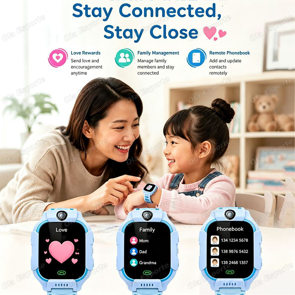 2026 New 5G Kids GPS Smart Wat - Smartwatch Watches Gift For Girls 评论和价格