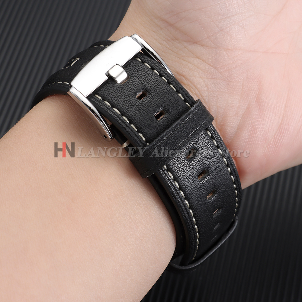 Vintage Leather Watch Band 22m - Smartwatch Vintage Watches For Women 评论和价格
