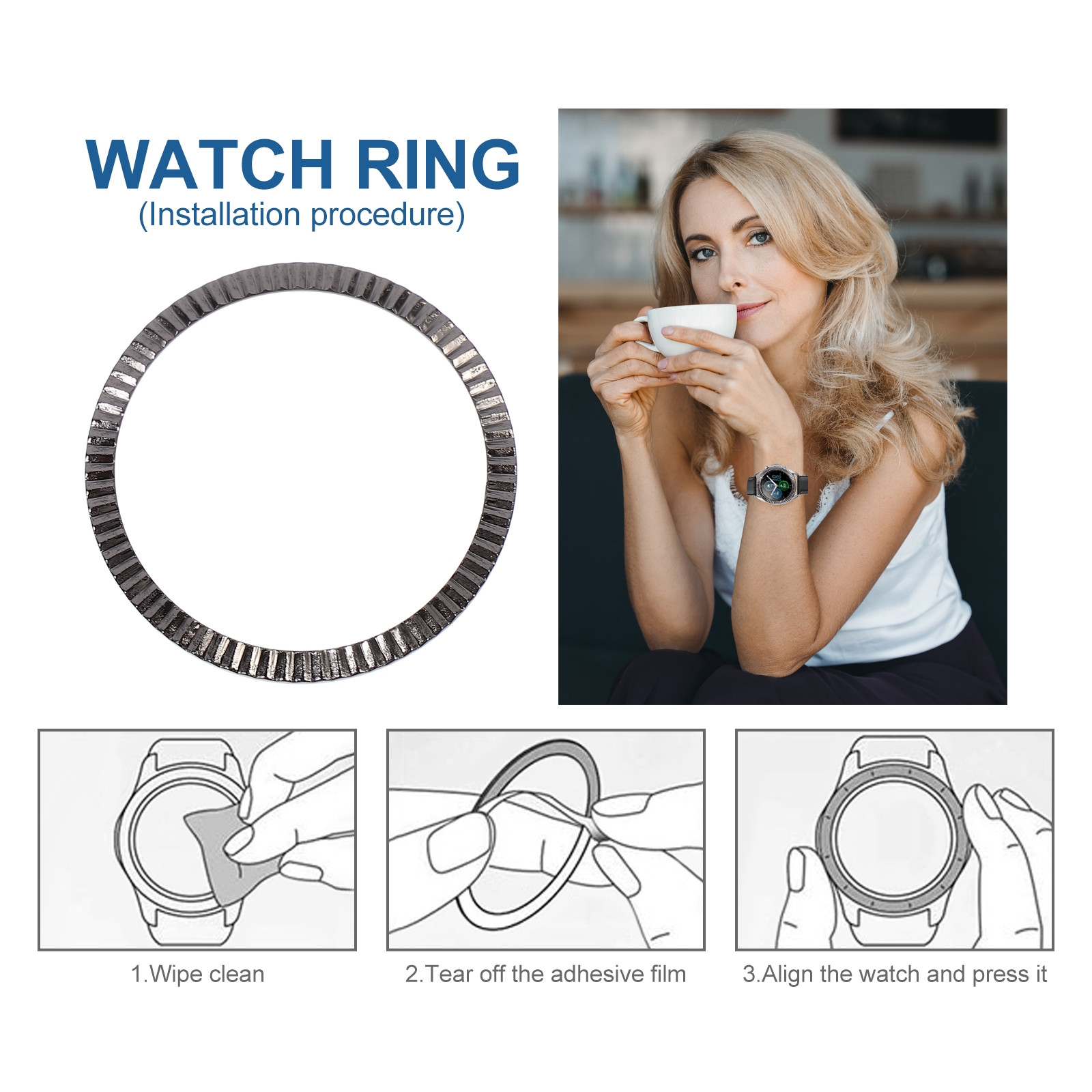 1Pcs Wave Design Alloy Watch B - Kids Watches Not Smartwatch 评论和价格