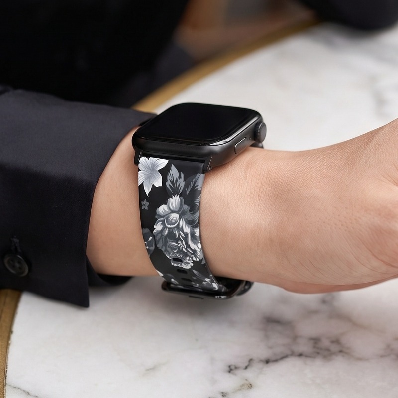Vintage Floral Print Soft Sili - Smartwatch Vintage Watches For Women 评论和价格